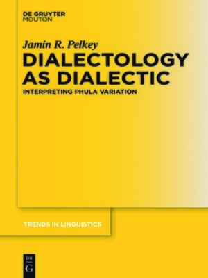 cover image of Dialectology as Dialectic